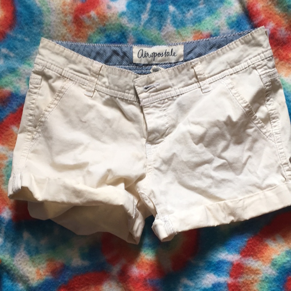 Aeropostale size 0 white shorts